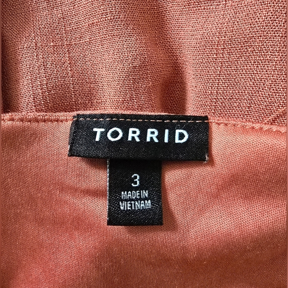 Orange Torrid dress size 3 - Picture 3 of 3